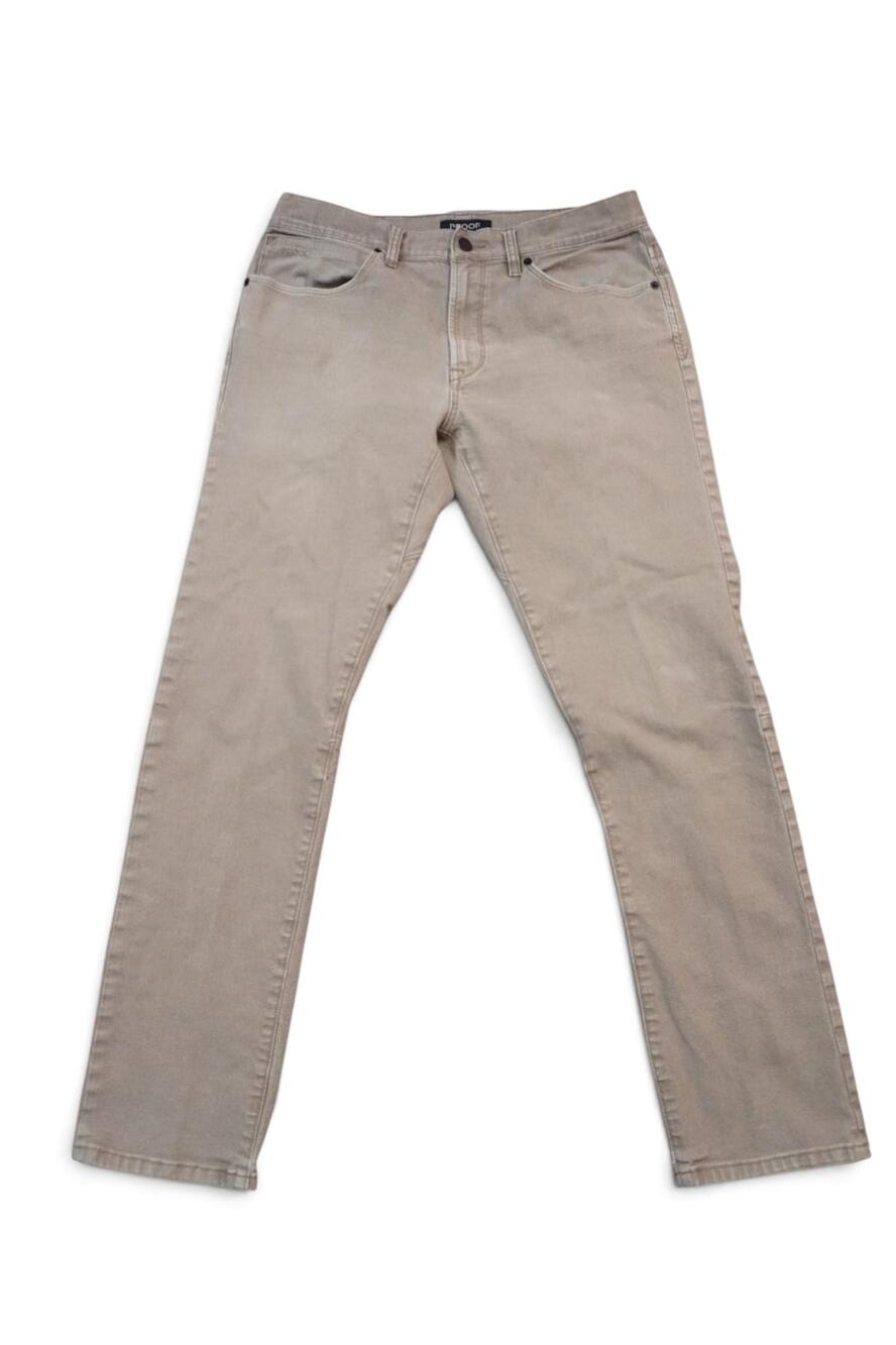 Proof Rover Pant Men's 31x30 Tan Khaki Stretch 5-Pocket Repreve Huckberry Hiking
